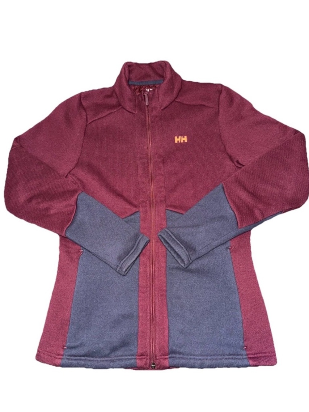 Helly Hansen Maroon & Purple Full-Zip Fleece
